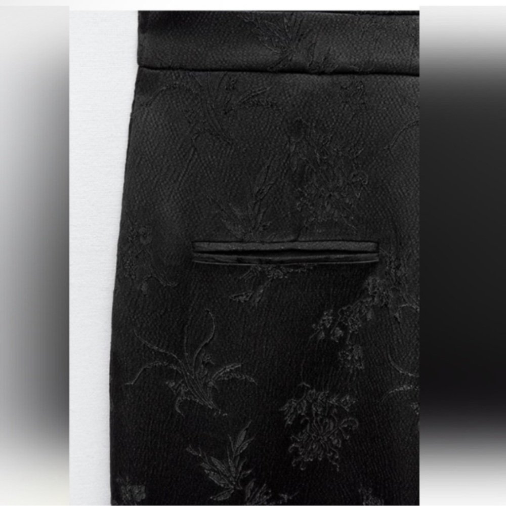 Zara Jacquard Vest Jumpsuit - Picture 13 of 14